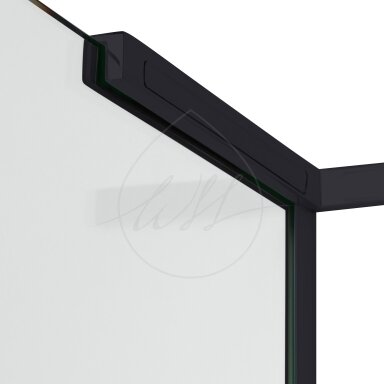 Dušo sienelė Wilton Black 80cm dešininė