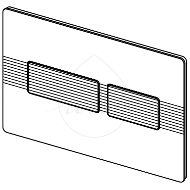 Tece Solid 9240438 matinio grafito su linijine faktūra